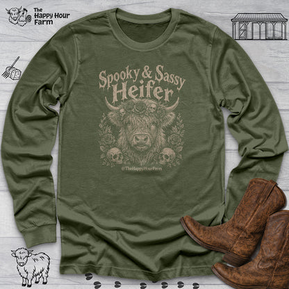 Spooky & Sassy Heifer Long Sleeve