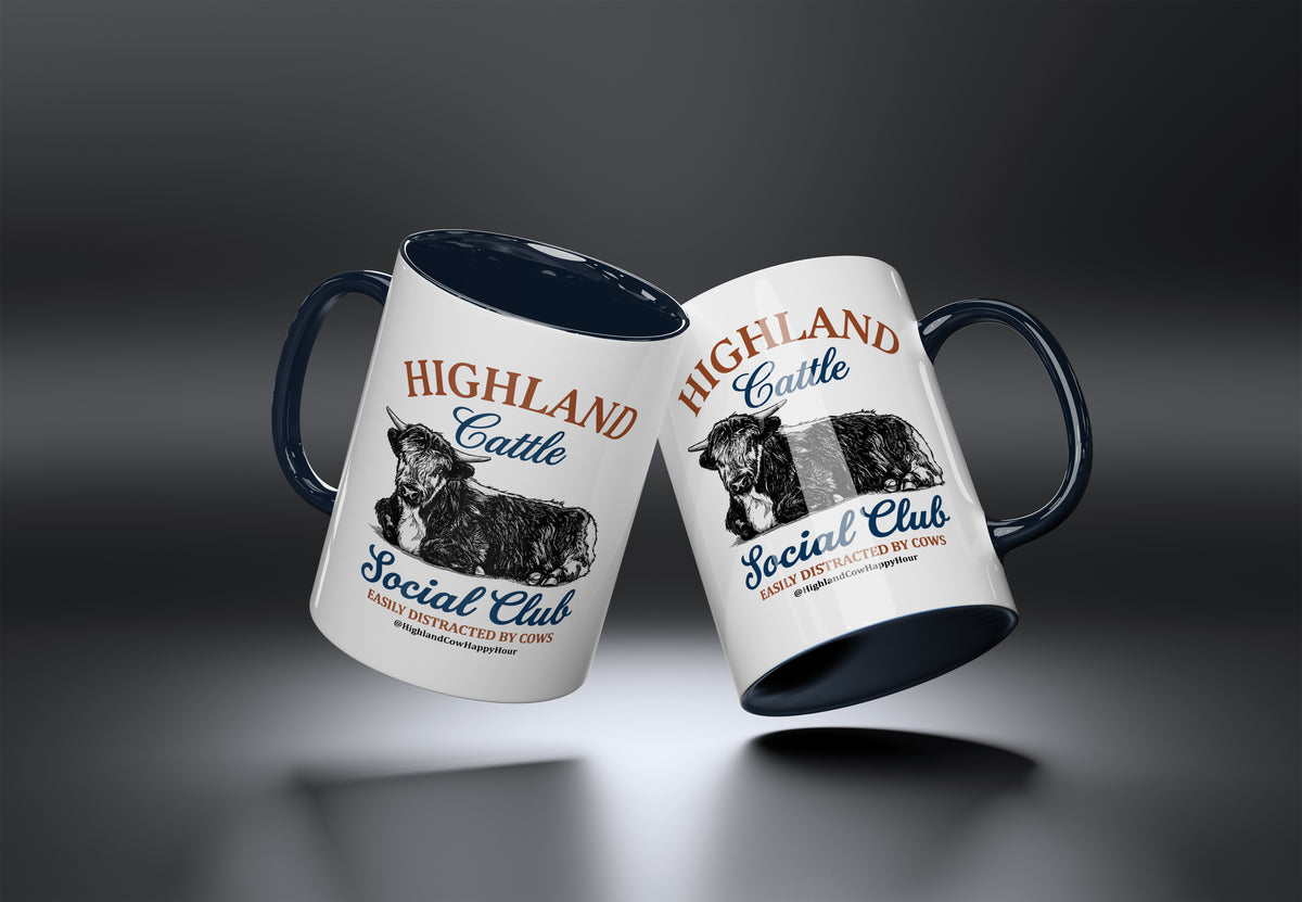 Highland Cattle Social Club Coffee Mug
