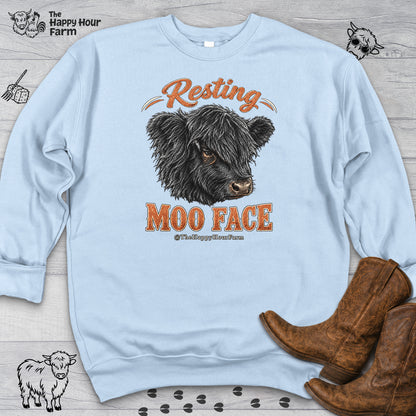 Resting MOO FACE Sweatshirt