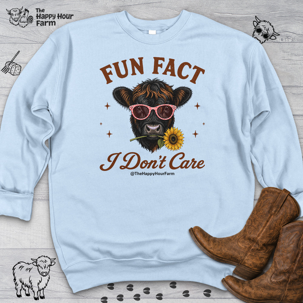 Fun Fact I Don't Care Sweatshirt