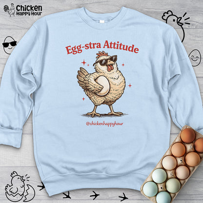 Egg-stra Attitude Sweatshirt