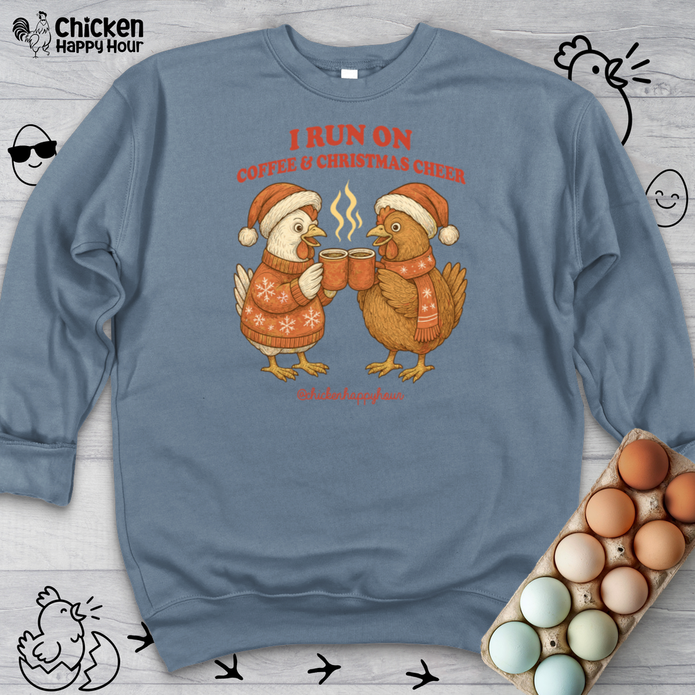 I Run on Coffee & Christmas Cheer Sweatshirt