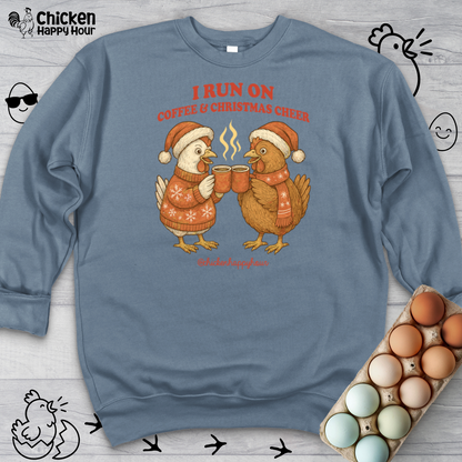 I Run on Coffee & Christmas Cheer Sweatshirt