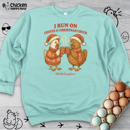 I Run on Coffee & Christmas Cheer Sweatshirt