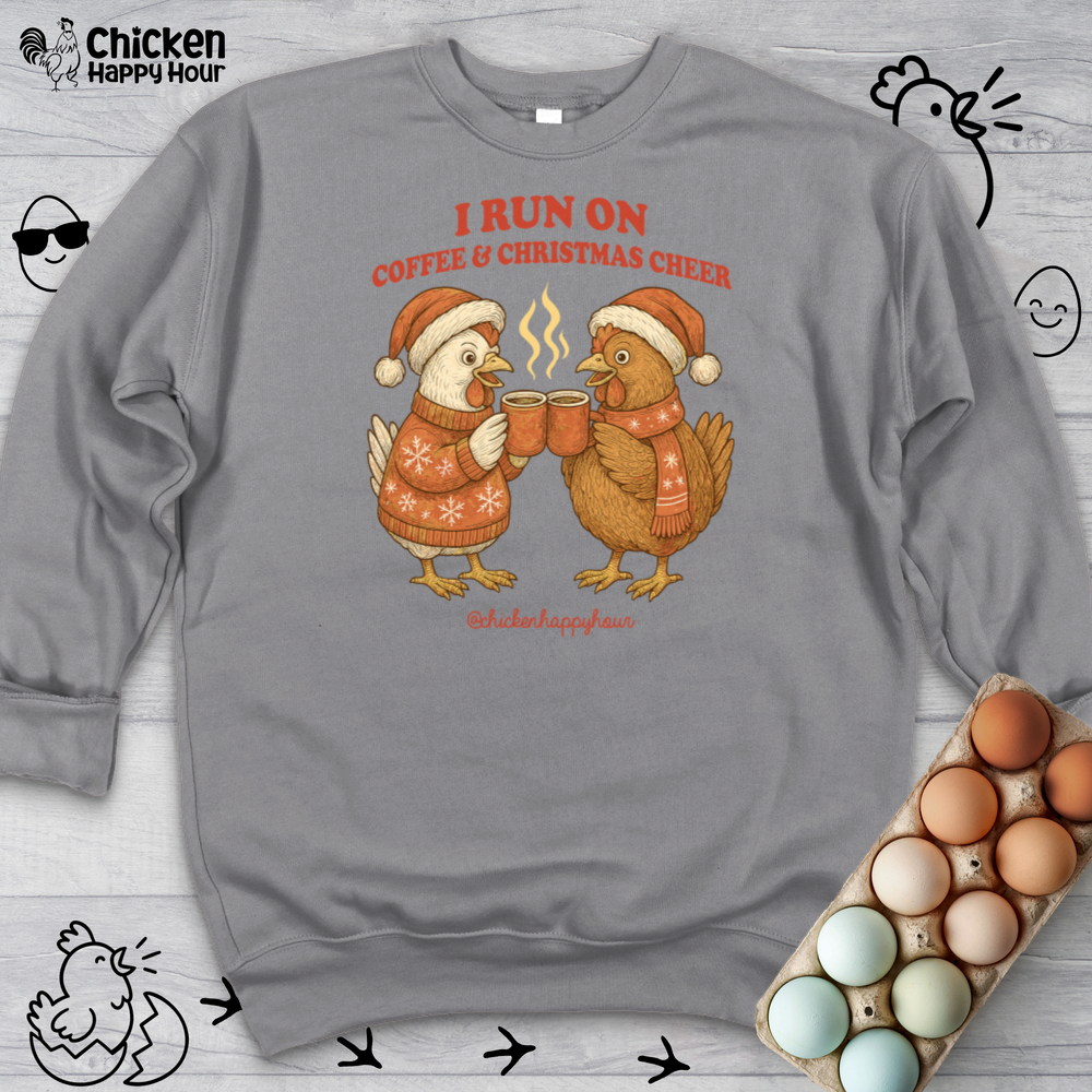 I Run on Coffee & Christmas Cheer Sweatshirt