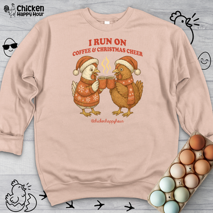 I Run on Coffee & Christmas Cheer Sweatshirt