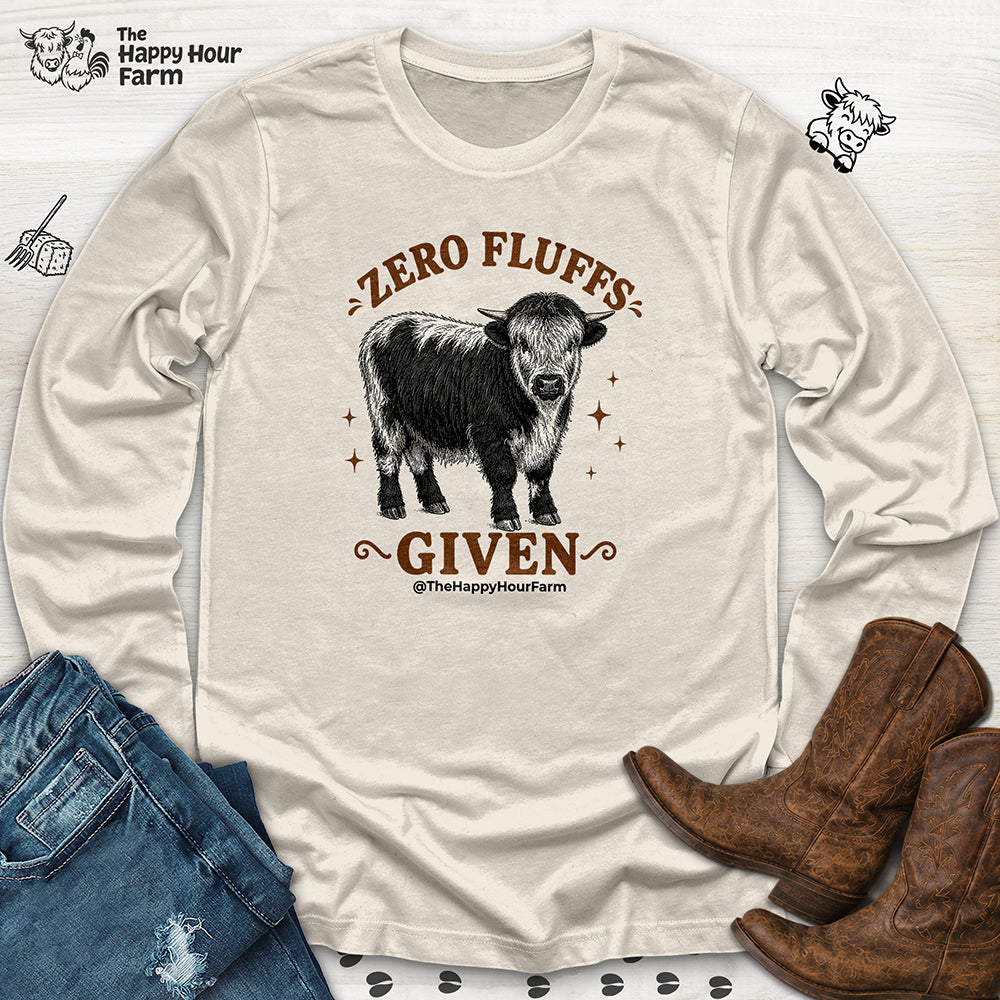 Zero Fluffs Given Long Sleeve