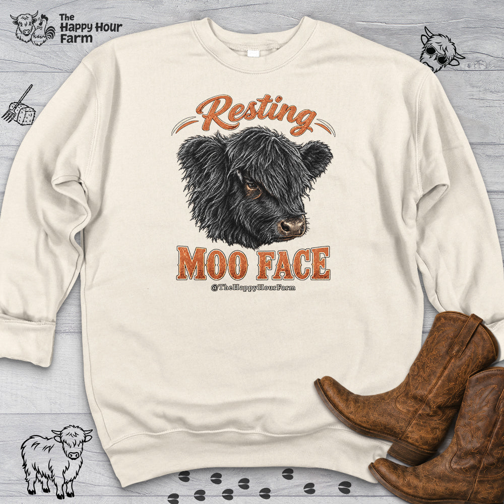 Resting MOO FACE Sweatshirt