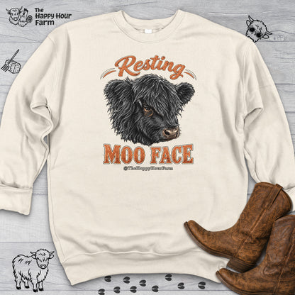 Resting MOO FACE Sweatshirt