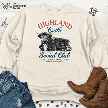 Highland Cattle Social Club Sweatshirt