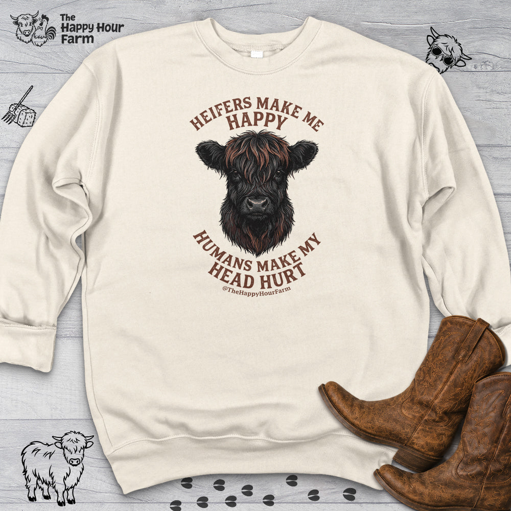 Heifer Маkе Me Happy Sweatshirt