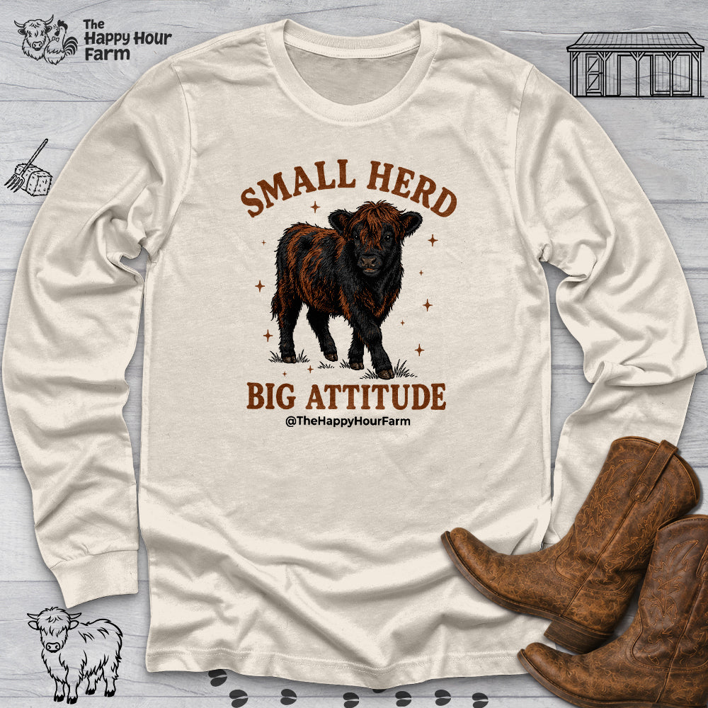 Small Herd Big Attitude Long Sleeve