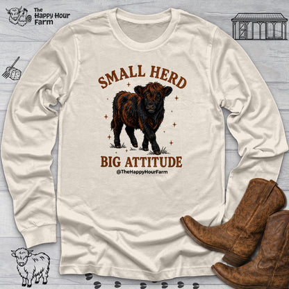 Small Herd Big Attitude Long Sleeve