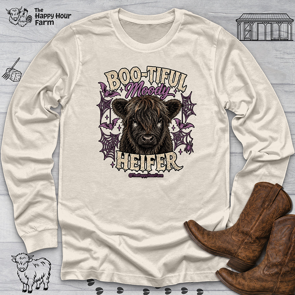 Bootiful Moody Heifer Long Sleeve