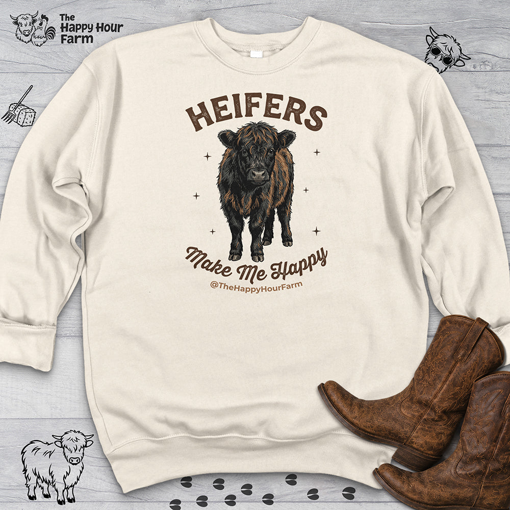 Heifers Make Me Happy Sweatshirt