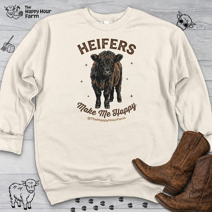 Heifers Make Me Happy Sweatshirt