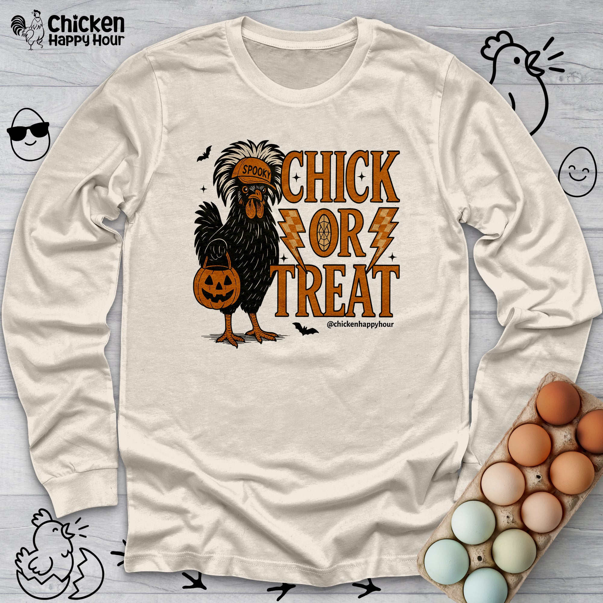 Chick or Treat 02 Long Sleeve