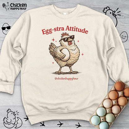 Egg-stra Attitude Sweatshirt
