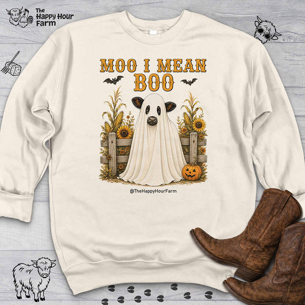 Moo I Mean Boo 2 Sweatshirt