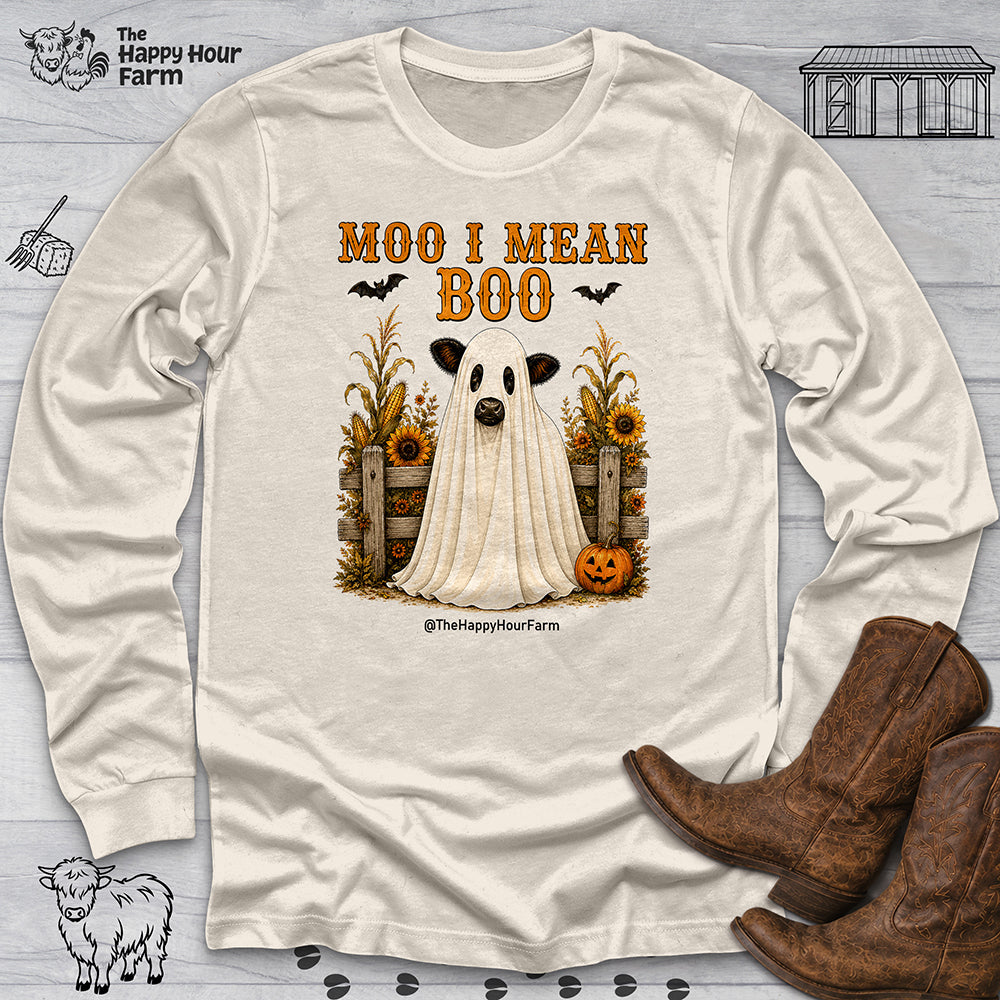 Moo I Mean Boo 2 Long Sleeve
