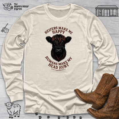 Heifer Маkе Me Happy Long Sleeve