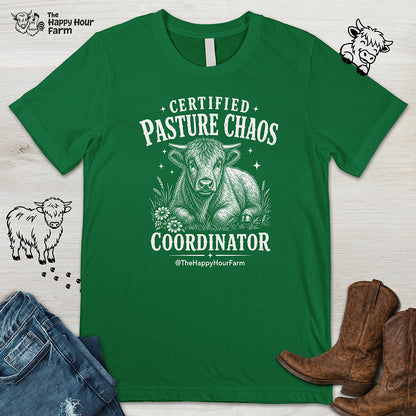 Certified Pasture Chaos Coordinator Unisex Tee