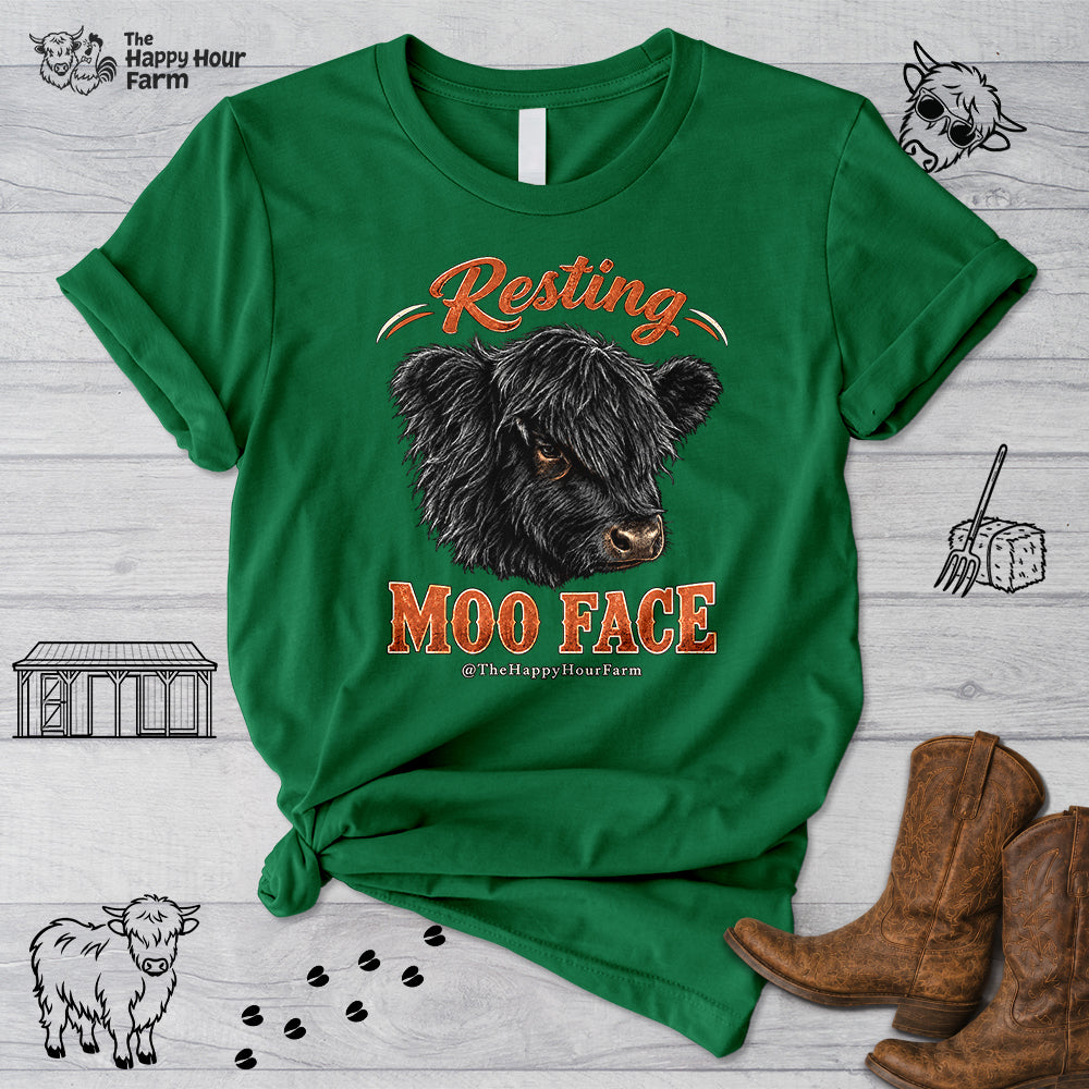 Resting MOO FACE Unisex Tee