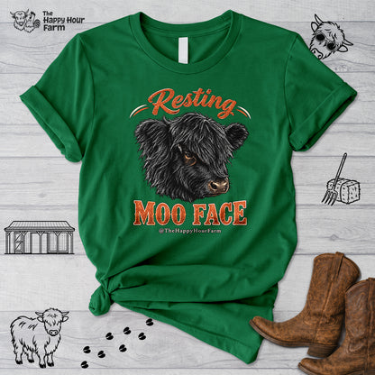 Resting MOO FACE Unisex Tee