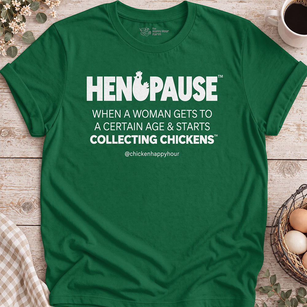 Henopause® – Collecting Chickens Era Unisex Tee