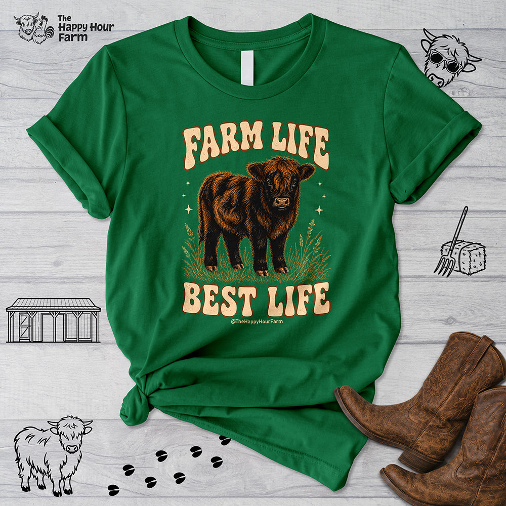 Farm Life Best Life Unisex Tee