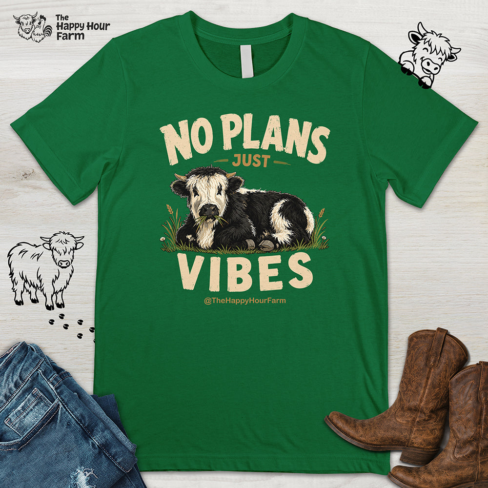 No Plan Just Vibes Unisex Tee