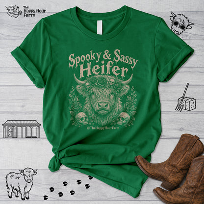Spooky & Sassy Heifer Unisex Tee