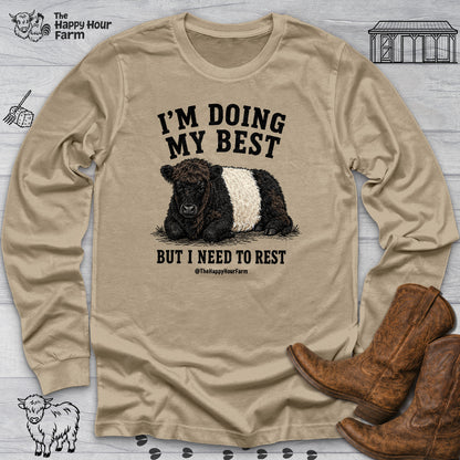 I'm Doing My Best Long Sleeve
