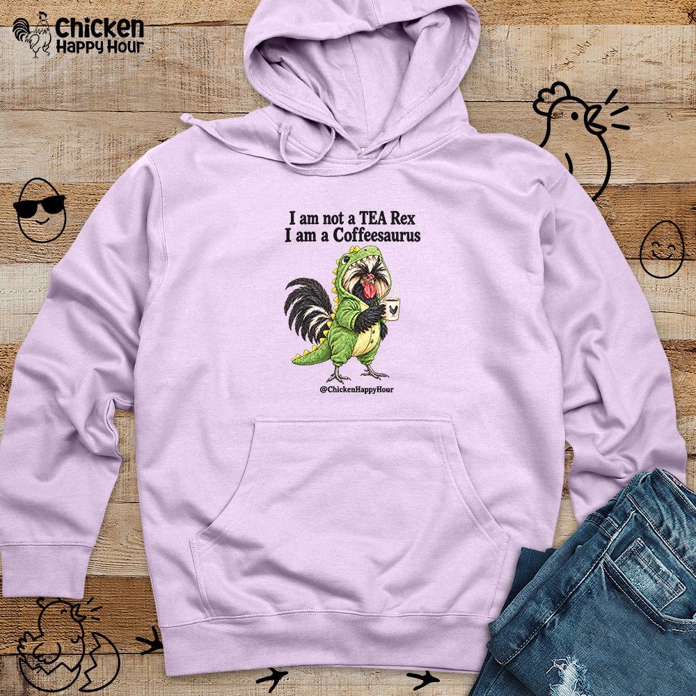 I Am a Coffeesaurus Hooded Sweatshirt