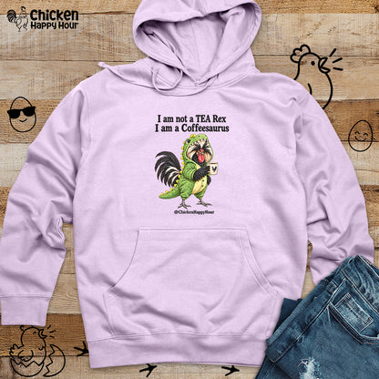 I Am a Coffeesaurus Hooded Sweatshirt