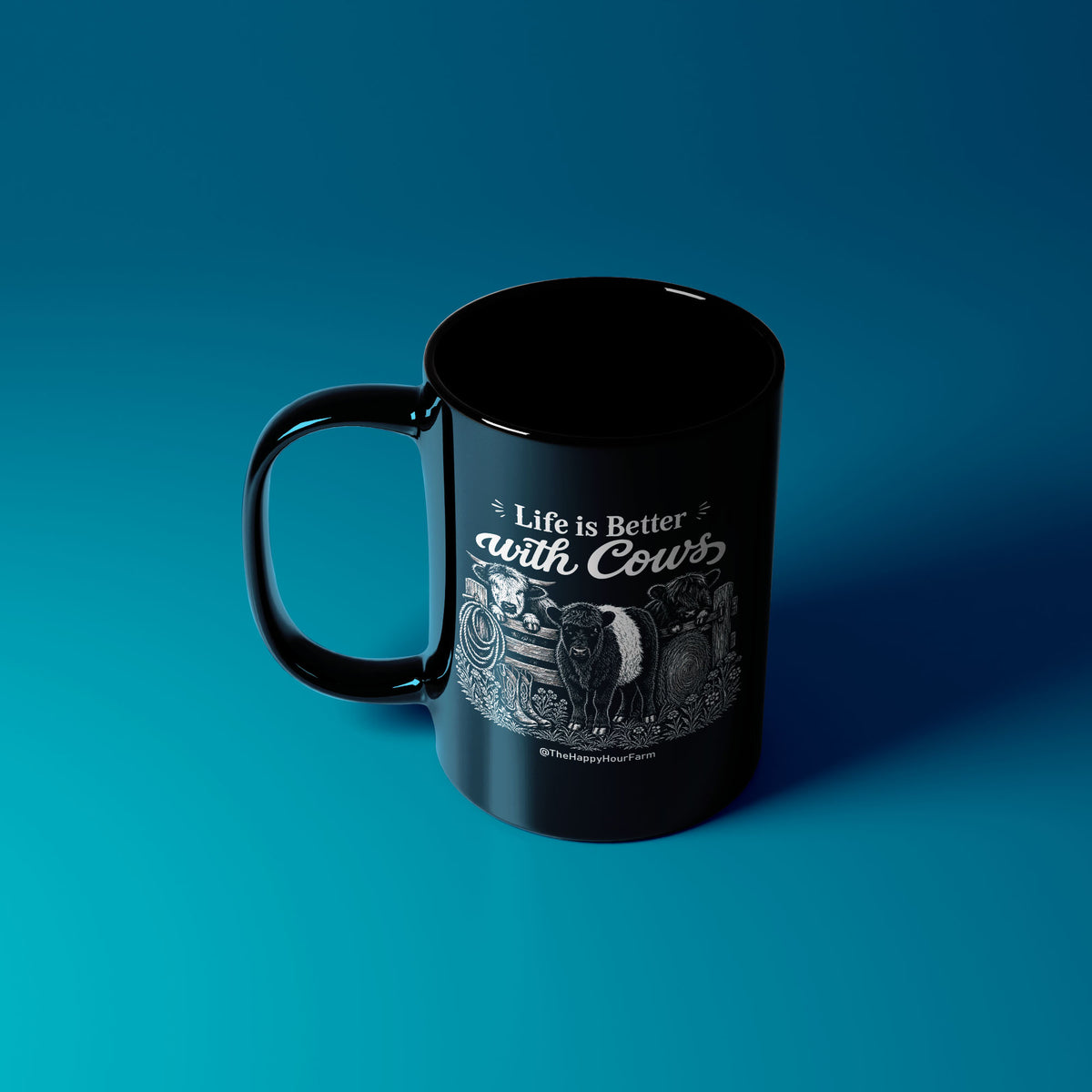 Life is Better with Cows Coffee Mug