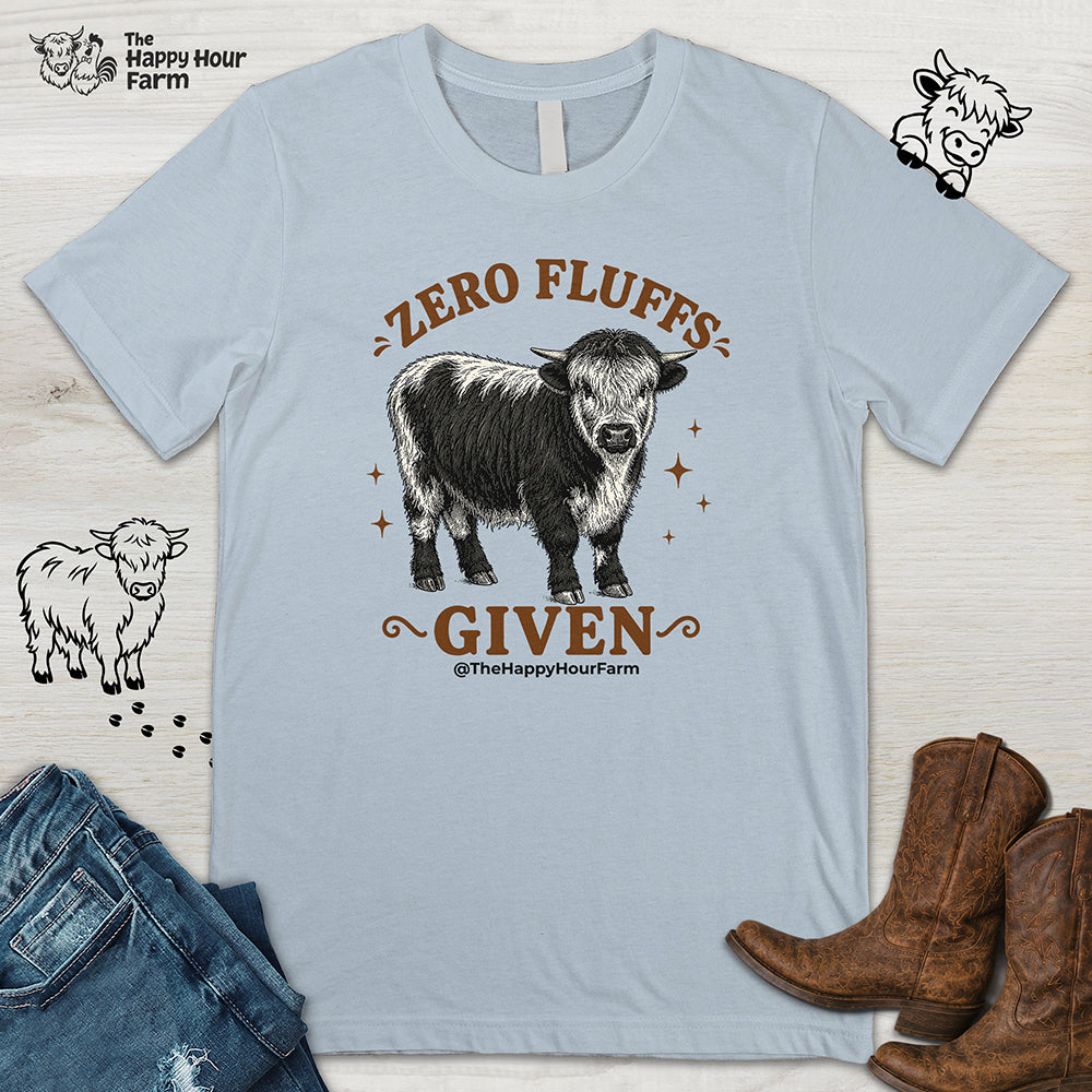 Zero Fluffs Given Unisex Tee