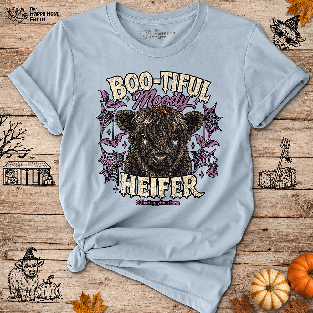 Bootiful Moody Heifer Unisex Tee