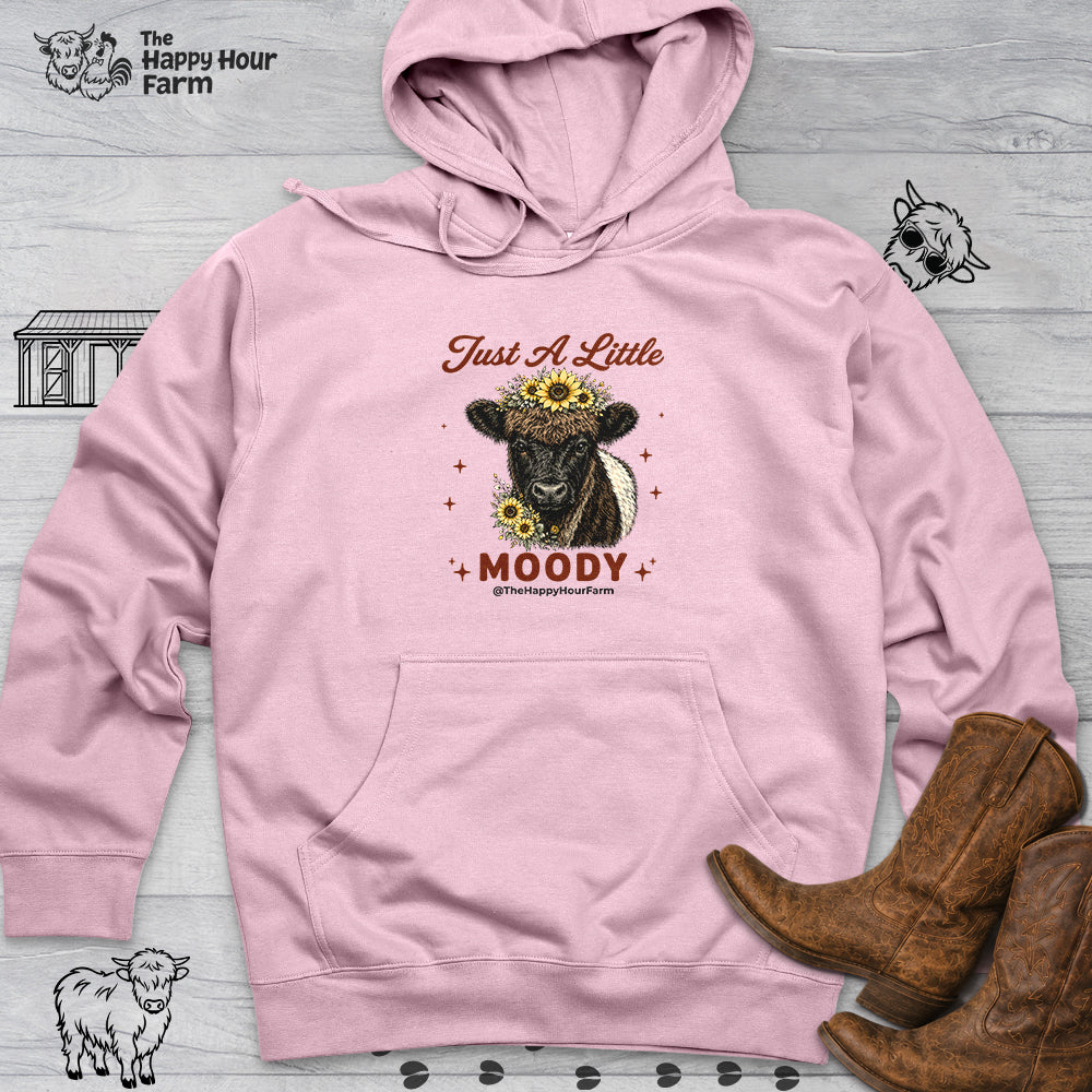 Just a Little Moody 2 Hooded Sweatshirt