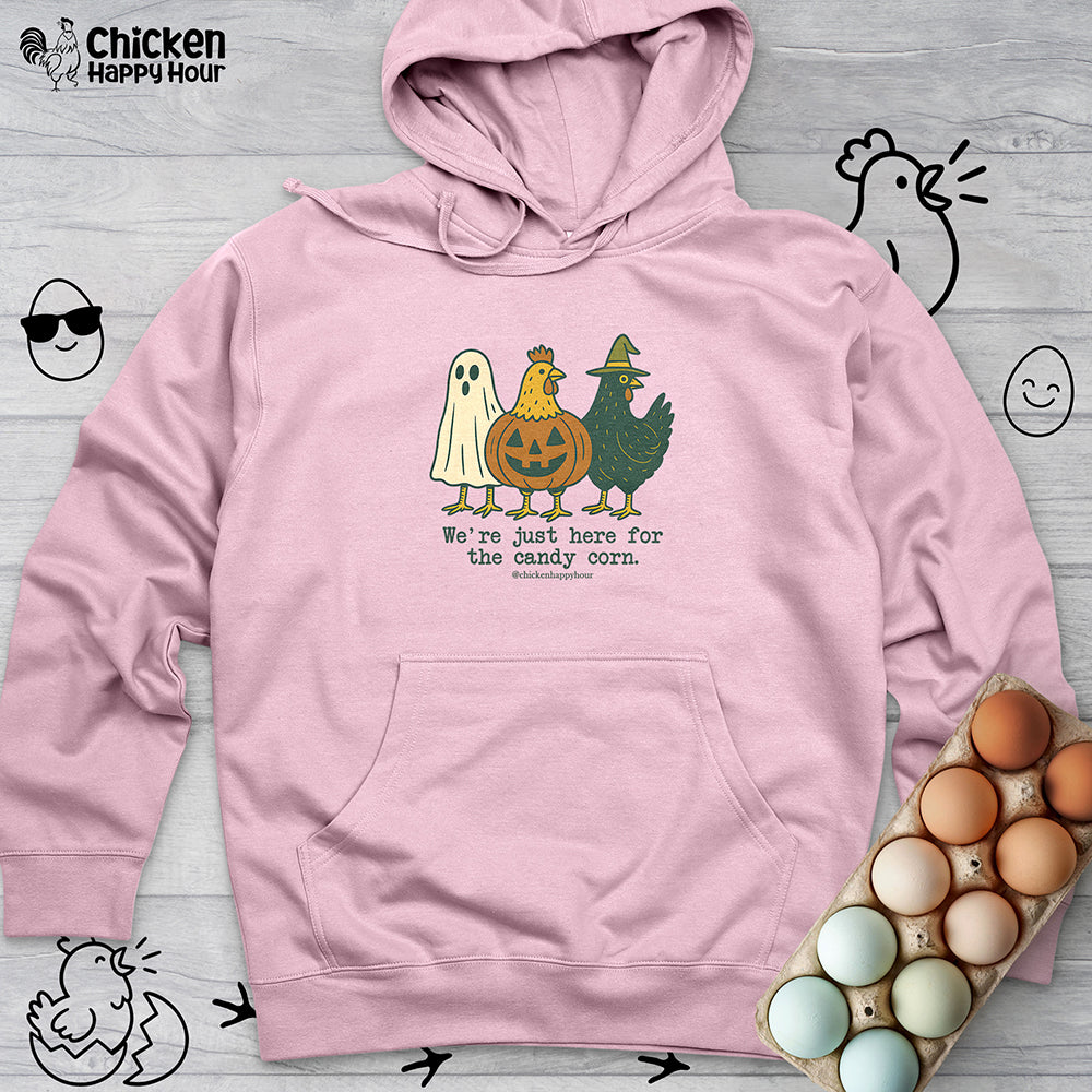We're Just Here For the Candy Corn Hooded Sweatshirt