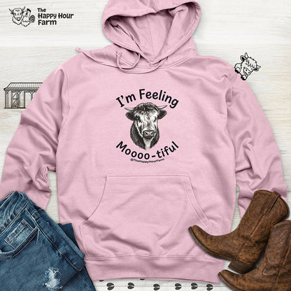 I'm Felling Moooo-tiful Hooded Sweatshirt