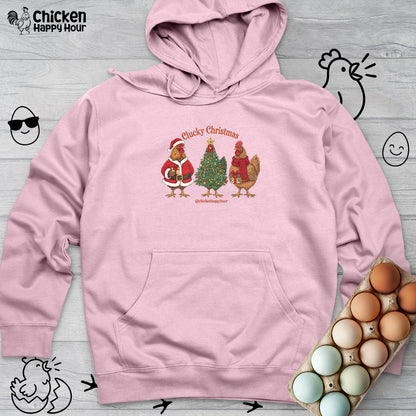 Clucky Christmas Hooded Sweatshirt