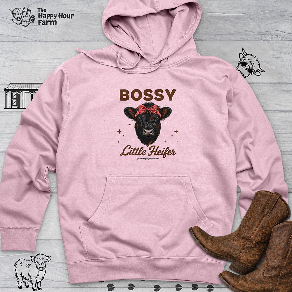 Bossy Little Heifer Hooded Sweatshirt