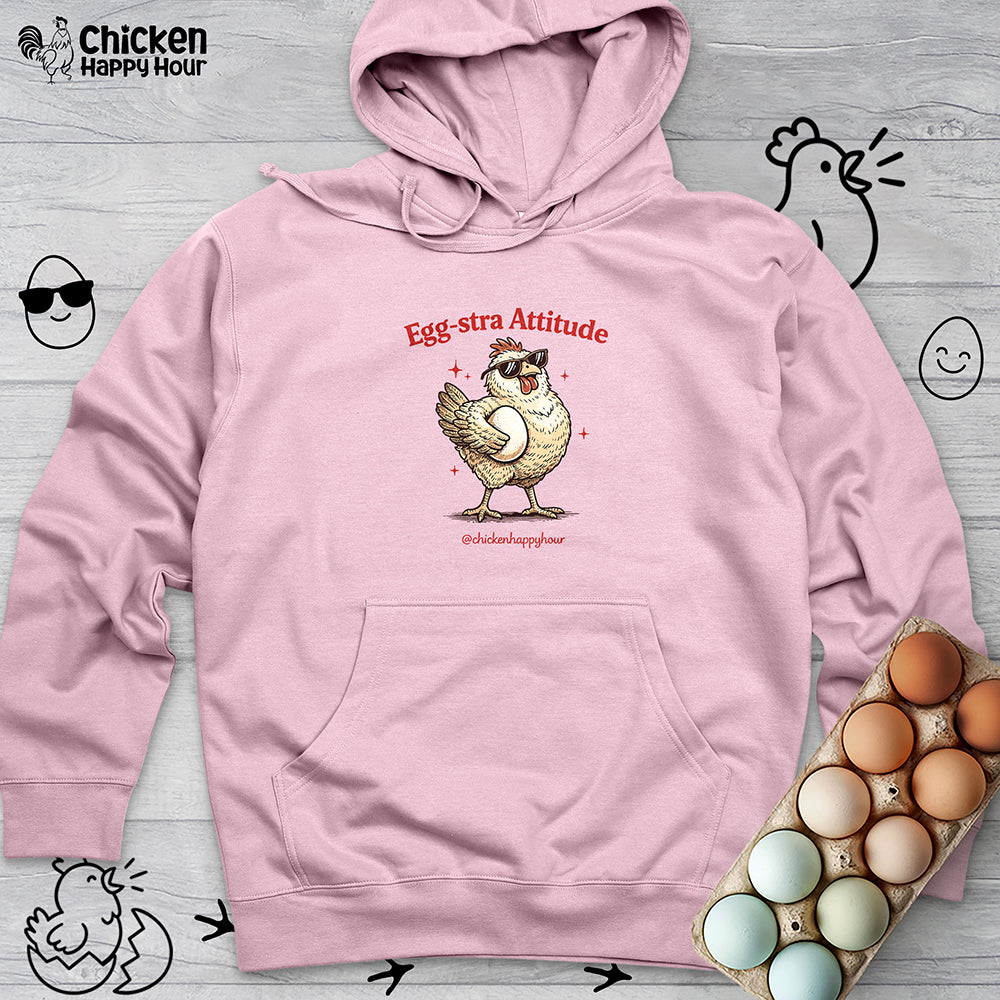 Egg-stra Attitude Hooded Sweatshirt