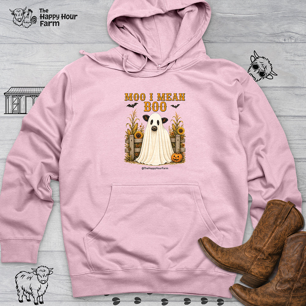 Moo I Mean Boo 2 Hooded Sweatshirt
