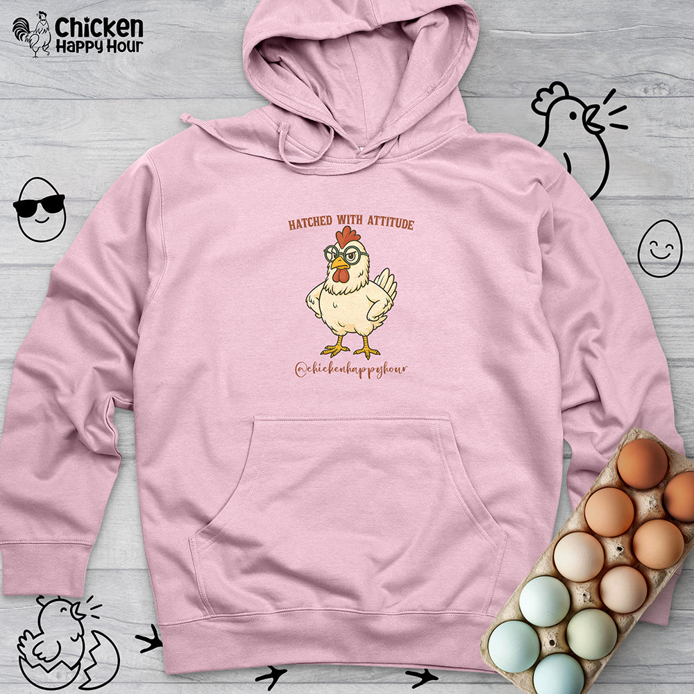 Hatched With Attitude Hooded Sweatshirt