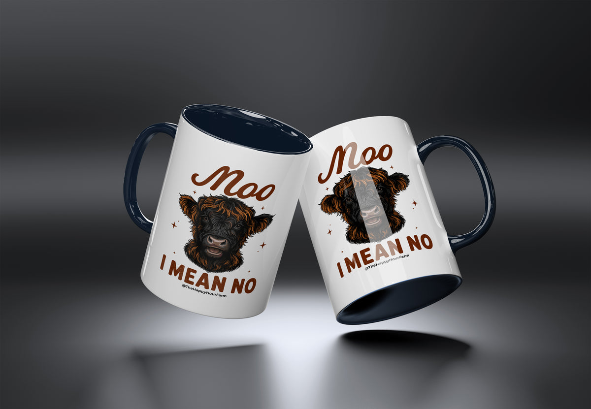 Moo I Mean No Coffee Mug