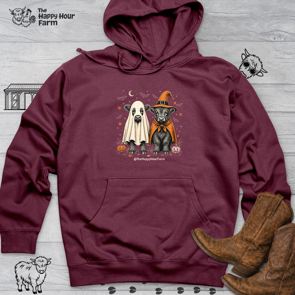 Halloween Cow Hooded Sweatshirt