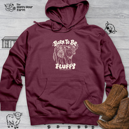 Born To Be Fluffy Hooded Sweatshirt