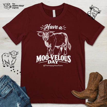 Have a MOO-VELOUS Day Unisex Tee